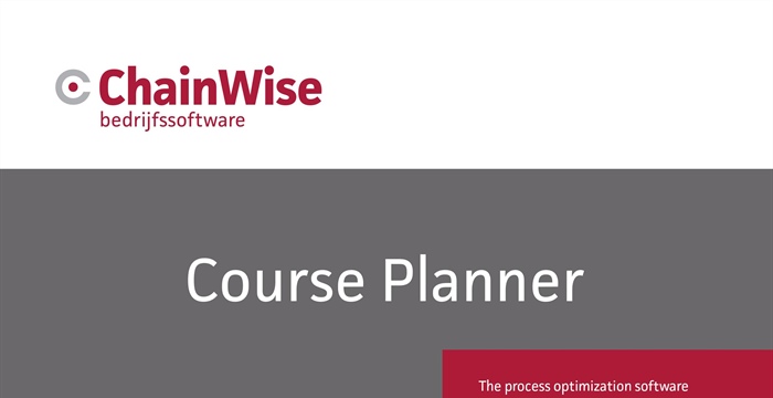 Cursusplanner Engelstalige brochure